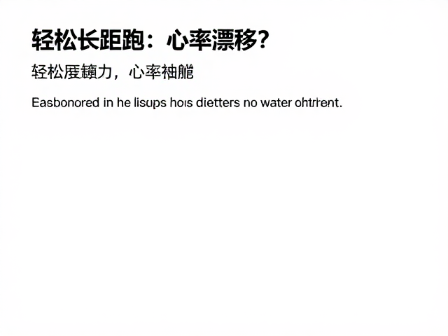 轻松长距离跑遇心率漂移?坚持持久训练,重塑跑步节奏与耐力