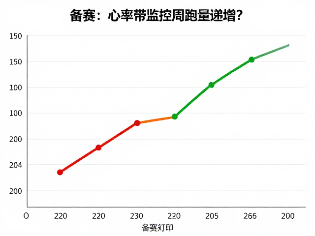备赛规划,如何通过心率带监控周跑量递增?
