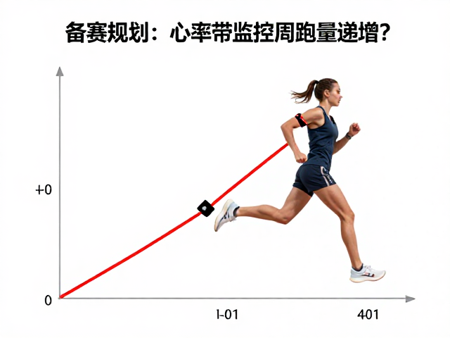 备赛规划，如何通过心率带监控周跑量递增？