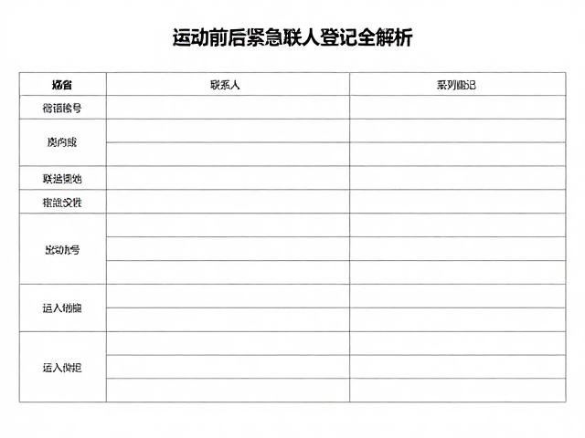 中老年健身跑控糖指南,运动前后紧急联系人登记全解析