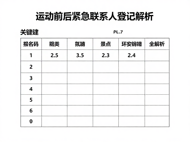 中老年健身跑控糖指南,运动前后紧急联系人登记全解析