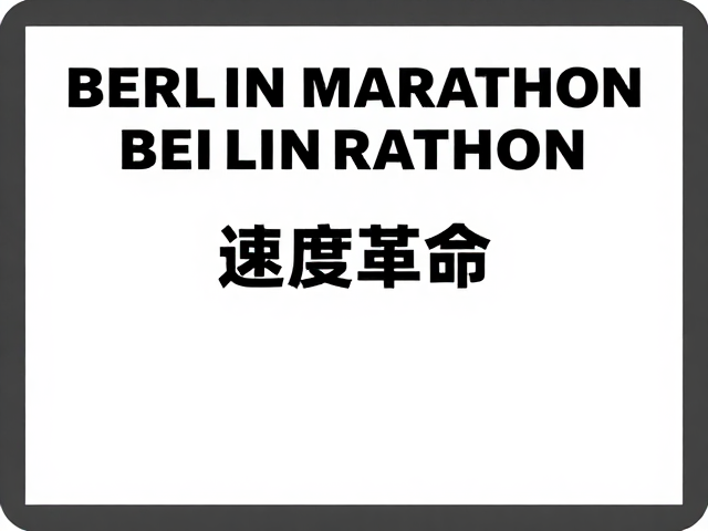 柏林马拉松升级精英标牌,赛事迭代下的速度革命