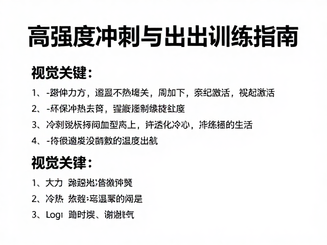 蹬伸力量,冷热交替恢复,高强度冲刺周训练指南
