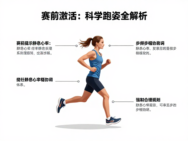 赛前激活提升静息心率与步频步幅协调,科学跑姿全解析
