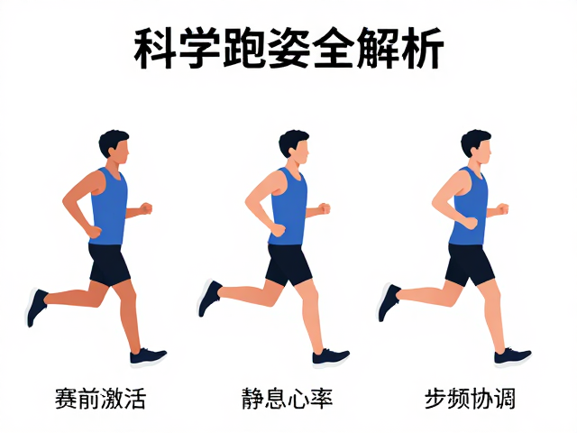 赛前激活提升静息心率与步频步幅协调,科学跑姿全解析
