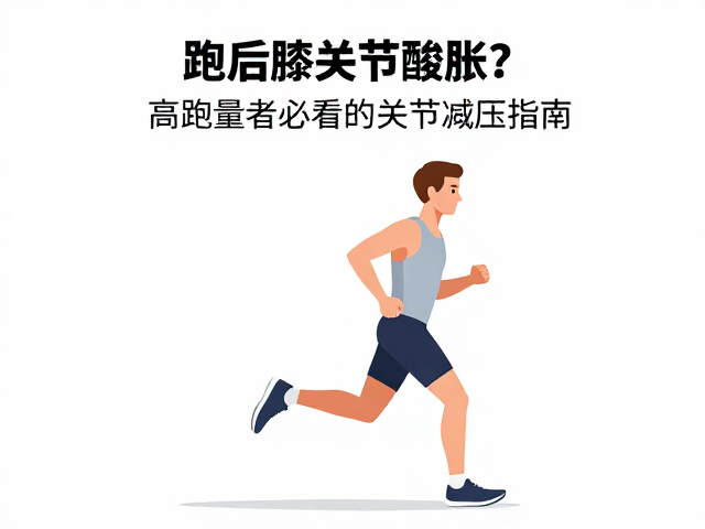 跑后膝关节酸胀?高跑量者必看的关节减压指南