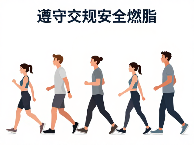 轻松快走启动日常有氧,遵守交规安全燃脂