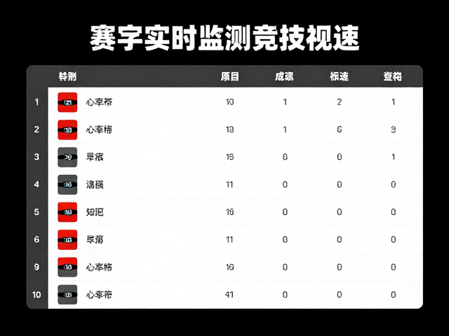 心率带实时监测竞技提速，赛后成绩查询全攻略