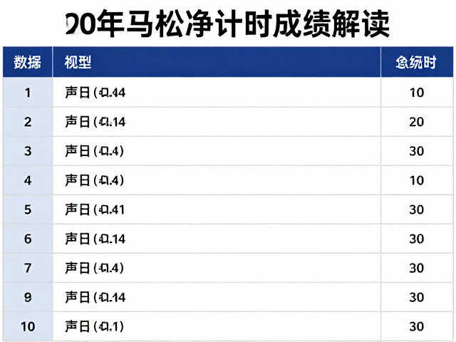 马拉松净计时成绩解读,如何通过公里牌辨识赛道难度与配速策略