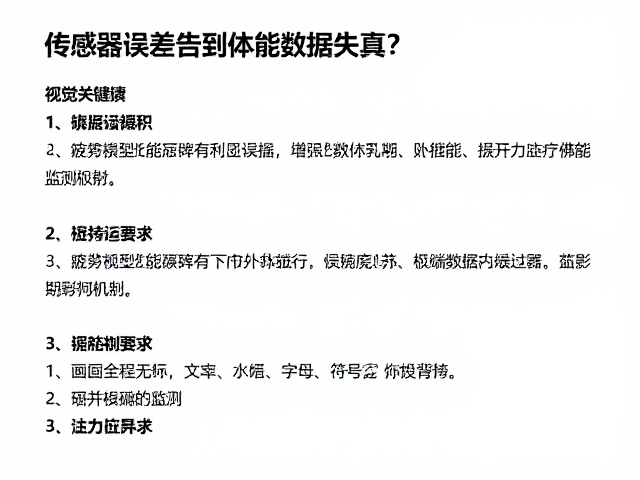 传感器误差导致体能数据失真？解析疲劳累积下的监测陷阱