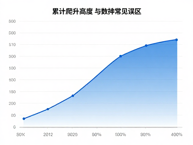 累计爬升多少米算难？解读坡度与数据标准，新手也能看懂
