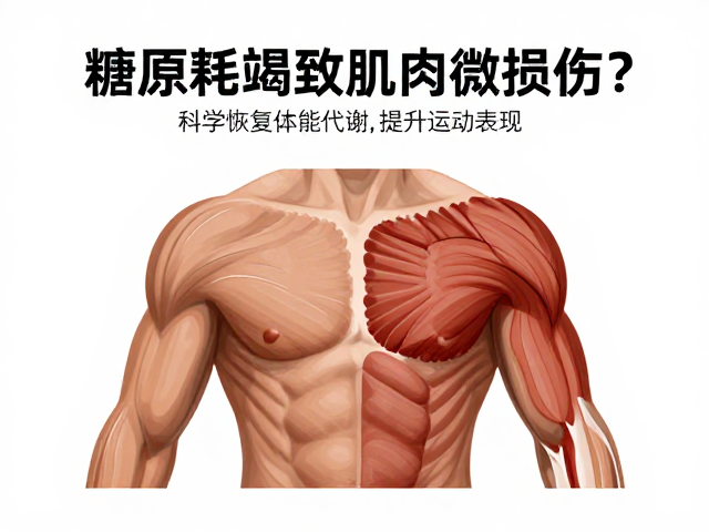 糖原耗竭致肌肉微损伤?科学恢复体能代谢,提升运动表现