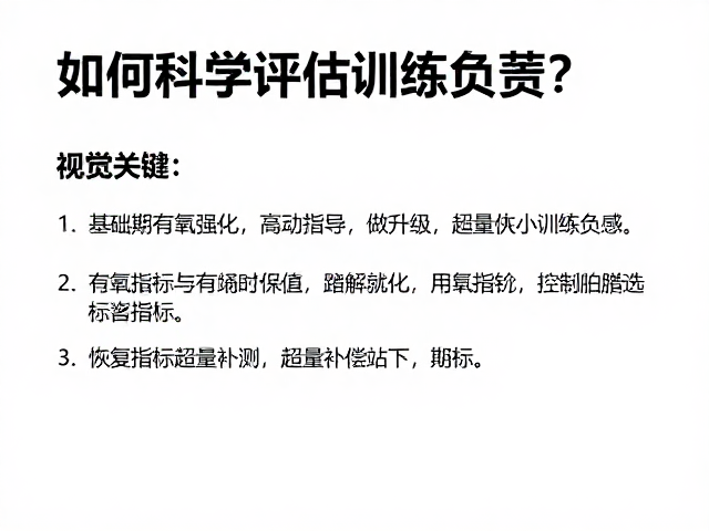 基础期有氧强化,如何科学评估训练负荷?