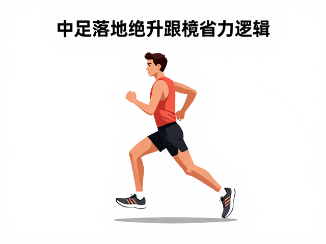 跑者必看，中足落地省力跑法如何提升配速