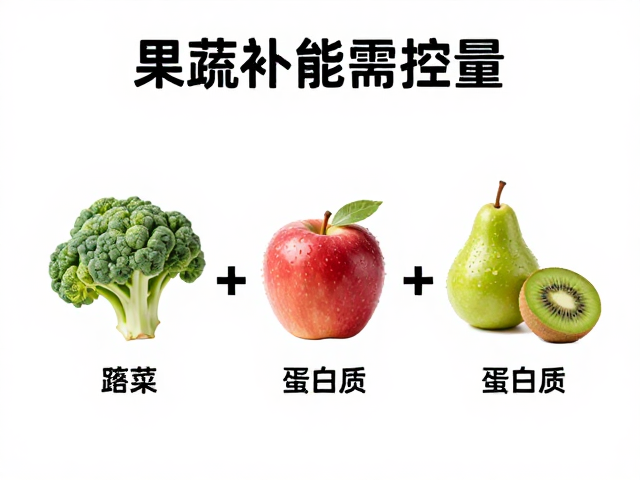 果蔬补能需控量,搭配蛋白质,科学饮食更高效