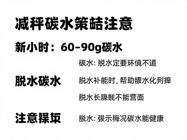 高水平跑者注意，每小时60-90g碳水，脱水管理，长线补能关键