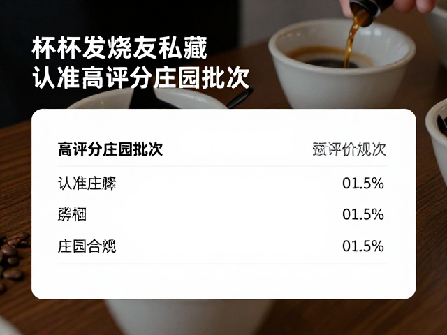 办公室精品咖啡怎么选？杯测发烧友私藏，认准高评分庄园批次