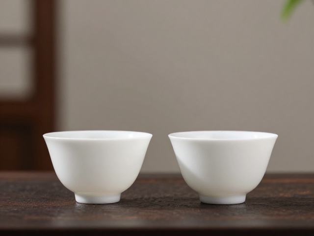 双耳品茗小茶杯，端庄器形复刻宫廷礼制，古韵茶香尽在此