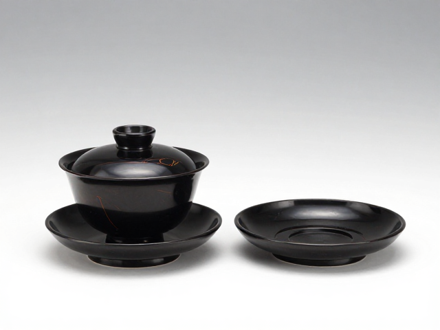 唐代漆器茶漏茶托成套器具，古法雅韵与收藏价值解析