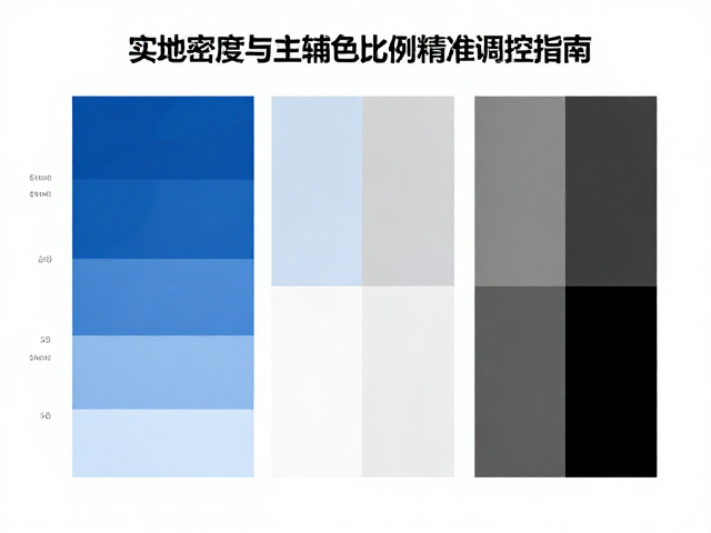 主辅色比例的量化调控与灰阶平衡