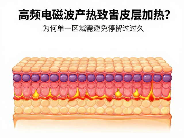 高频电磁波产热致真皮层加热？为何单一区域需避免停留过久？