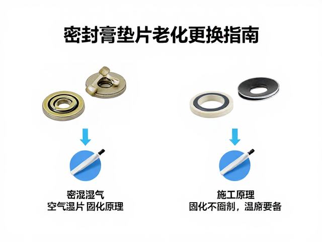 密封膏垫片老化更换指南，空气湿气固化原理与施工要点