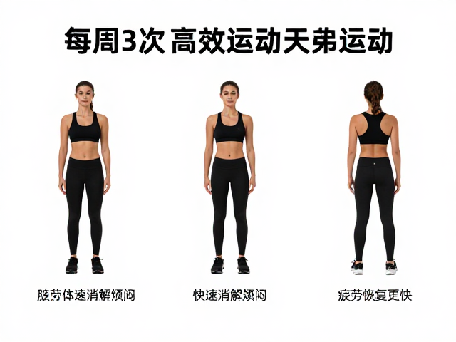 每周3次高效运动，快速消解烦闷，疲劳恢复更快