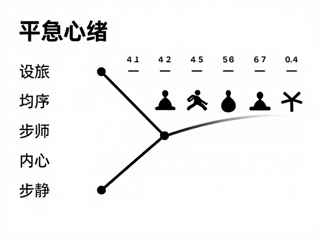 平复心绪，用设定放松目标和均匀步频，找回内心宁静