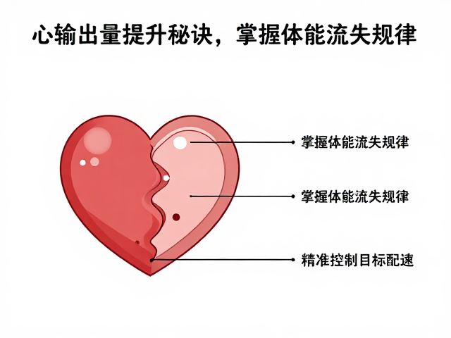 心输出量提升秘诀，掌握体能流失规律，精准控制目标配速