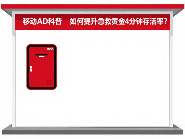 移动AED科普,运动饮料站如何提升急救黄金4分钟存活率?