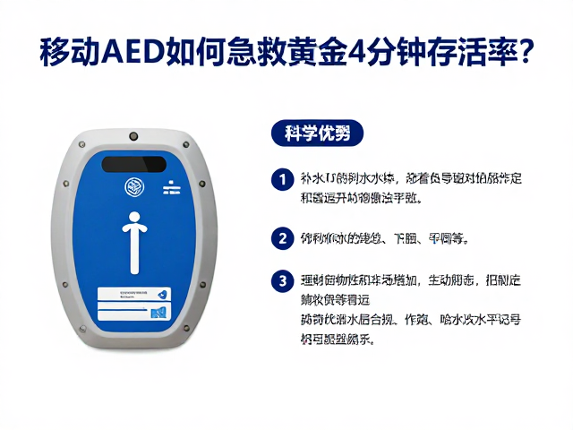 移动AED科普,运动饮料站如何提升急救黄金4分钟存活率?