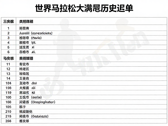 世界马拉松大满贯历史沿革,跑者如何挑战极限?