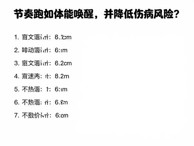 节奏跑如何体能唤醒并降低伤病风险？高效训练指南
