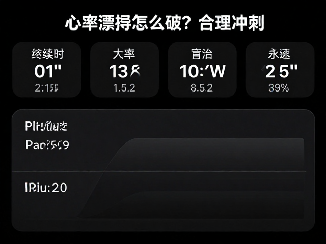 心率漂移怎么破？状态持续，终点前合理冲刺，助你轻松破速