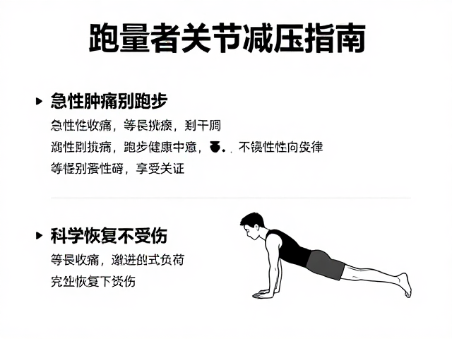 高跑量者关节减压指南,急性肿痛别跑步,科学恢复不受伤