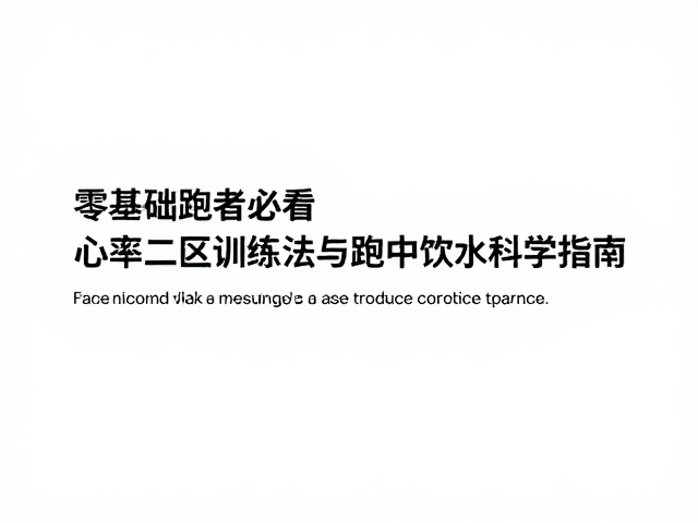 零基础跑者必看，心率二区训练法与跑中饮水科学指南
