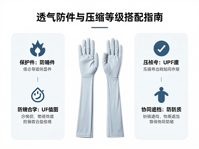 防晒袖套怎么选？透气防护件与压缩等级搭配指南