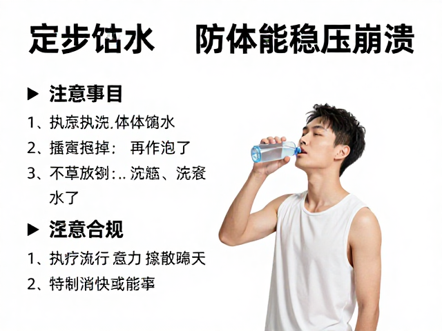跑步补给站定点饮水防体能稳压崩溃,解决注意力涣散