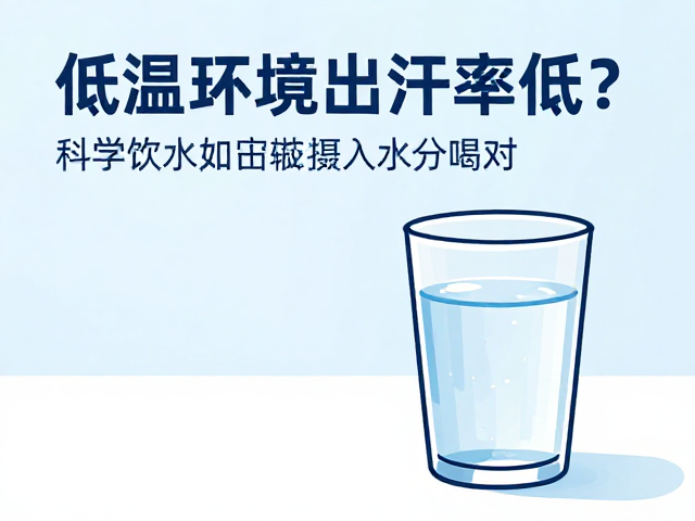 低温环境出汗率低?科学饮水指南,减少摄入也要喝对