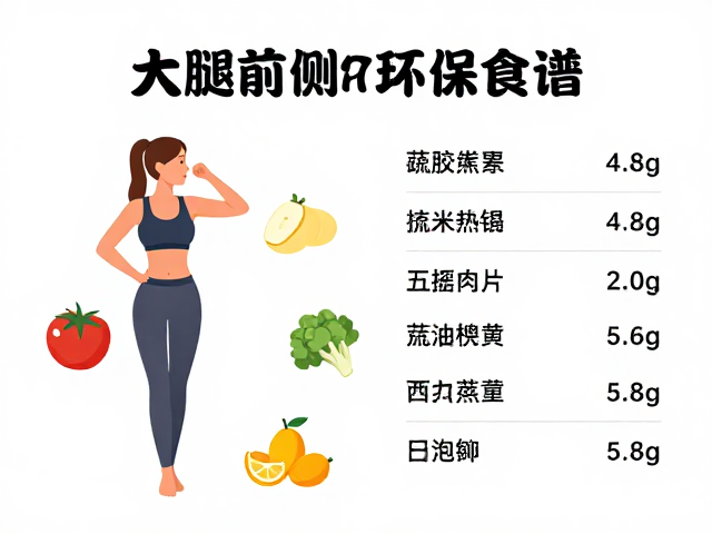 大腿前侧酸胀怎么缓解?全程恢复指南,蔬果维生素食谱