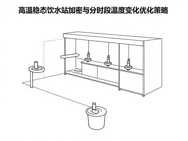 高温稳态下饮水站加密与分时段温度变化优化策略