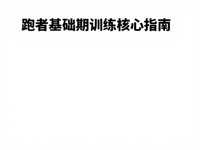 恢复跑提升竞技能力,跑者基础期训练核心指南