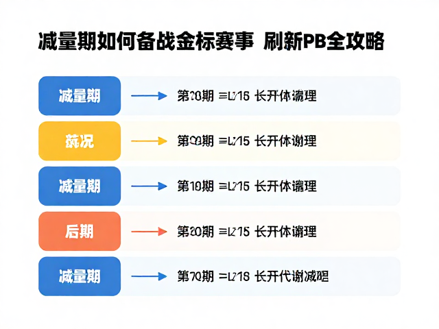 专项突破，减量期如何备战金标赛事，刷新PB全攻略