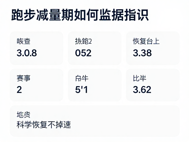 跑步减量期如何监测数据?掌握配速与赛事数据常识,科学恢复不掉速