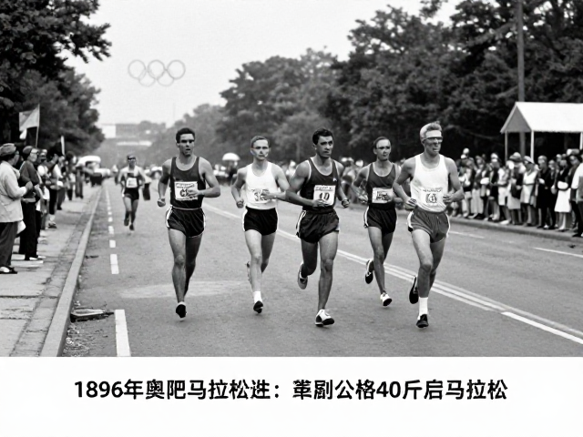 1896年奥运马拉松诞生，赛制革新与国际交流窗口