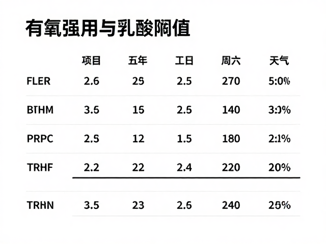 有氧强化与乳酸阈值,如何利用配速区间提升跑步表现