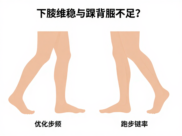 下肢维稳与踝背屈不足？优化步频提升跑步效率