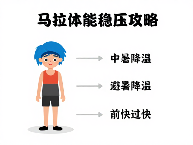 马拉松体能稳压攻略,中暑降温与避免前半程过快的策略