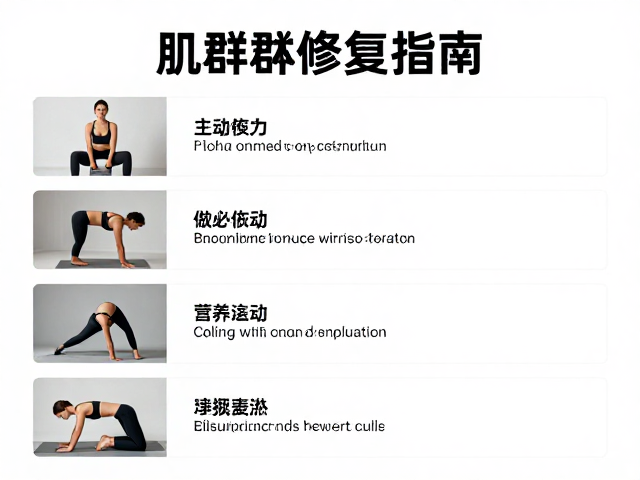 肌群修复指南，一周主动恢复计划与营养补给建议