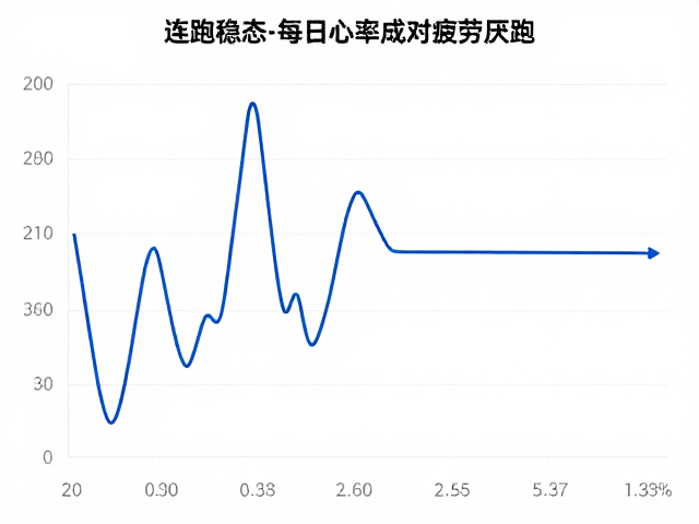 连跑稳态下每日心率变化,科学应对疲劳厌跑